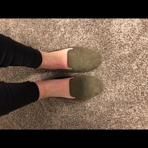 Green H&M flats